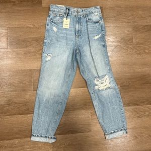 River Island Carrie High-Rise Mom Jean | 12 Regular